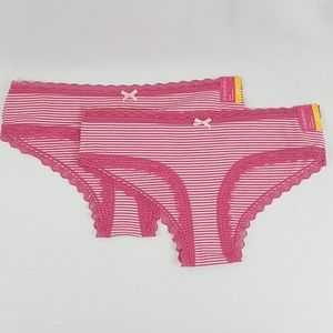 2 Pair Cheeky Bikini Cotton Underwear Xhilaration